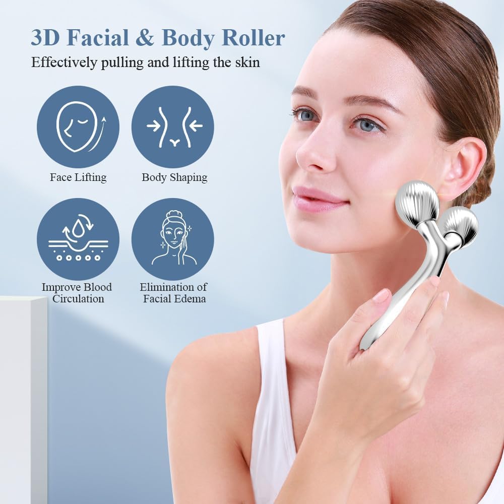 3D Facial and Body Roller Massager