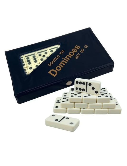 Domino Game Double Six Tiles 6 Pieces