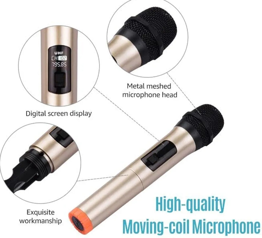 Wireless Microphone handheld Cordless