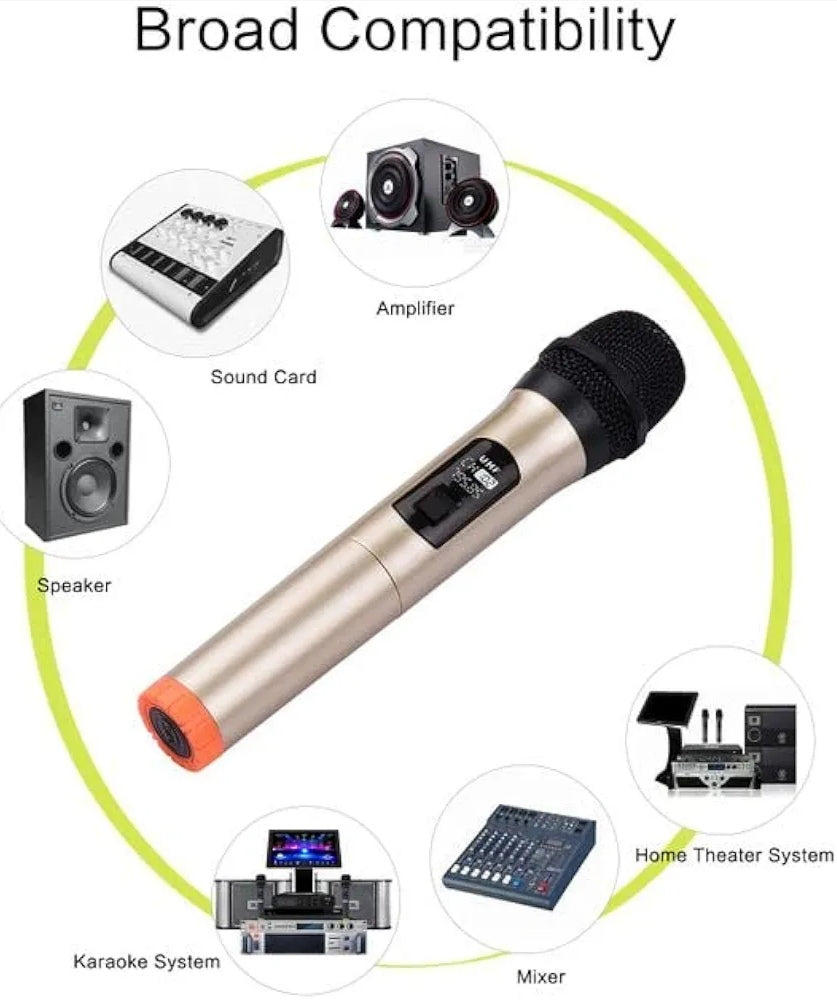 Wireless Microphone handheld Cordless