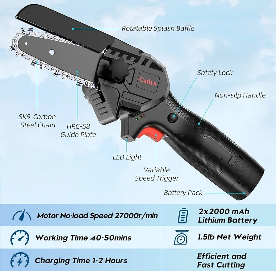 Mini Chainsaw Battery / Chainsaw electric