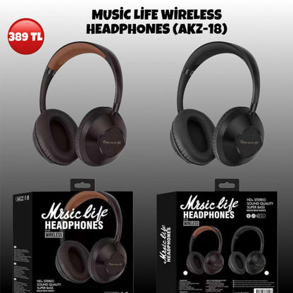 Wireless Headphones AKZ18