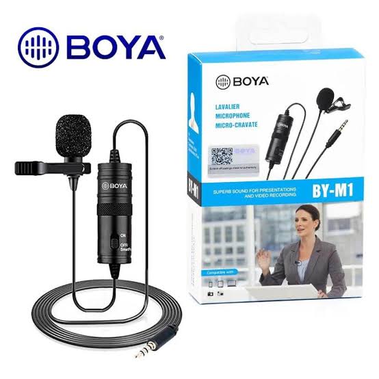 BOYA BY-M1 Lavalier Microphone (Black)