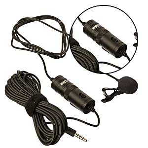 BOYA BY-M1 Lavalier Microphone (Black)