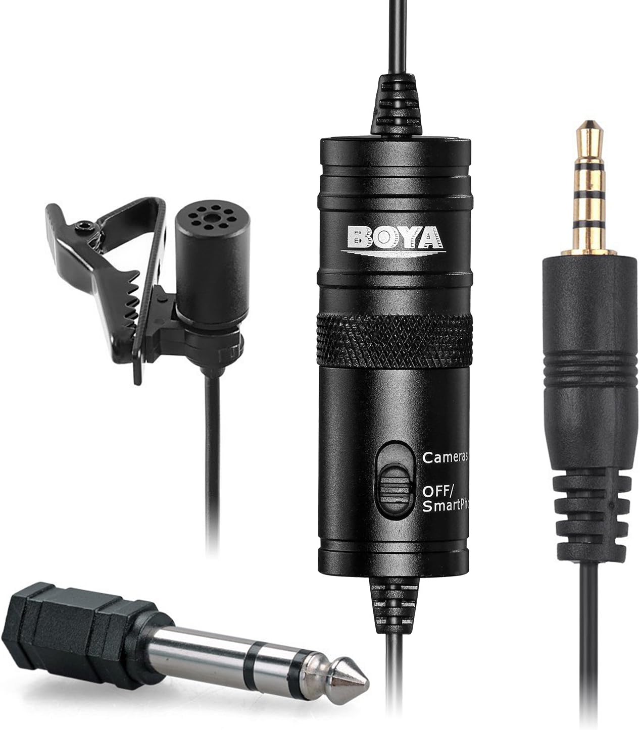 BOYA BY-M1 Lavalier Microphone (Black)