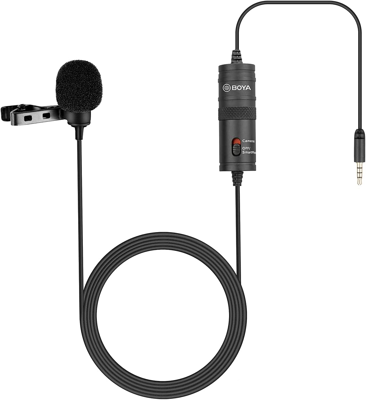 BOYA BY-M1 Lavalier Microphone (Black)