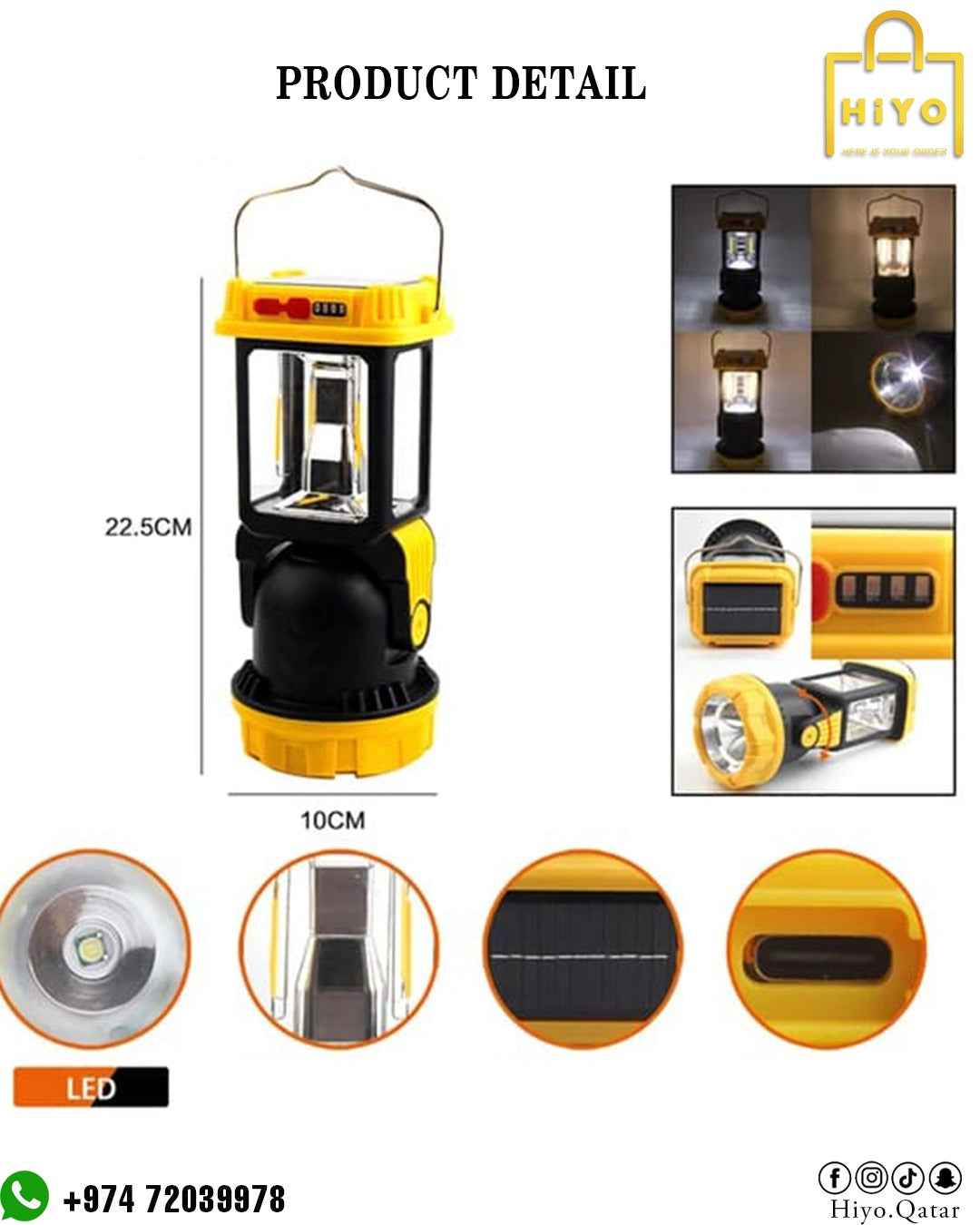 MULTIFUNCILONAL CAMPING LIGHTS HW 1277-D