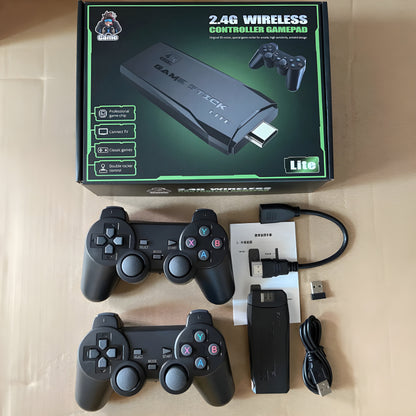 Wireless Controller Game Stick With 64gb Tf Card Plug and Play Video game