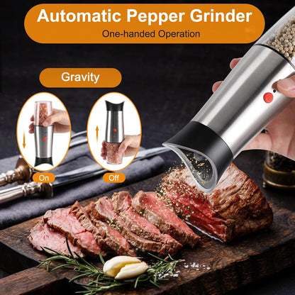 USB Gravity Electric Salt And Pepper Mill