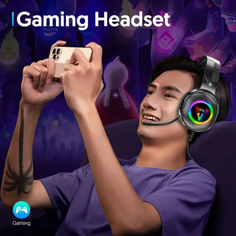 Gaming  Headphone, RGB Gaming Headset.