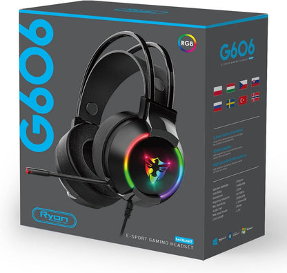 Gaming Headset, RGB Gaming Headphone.