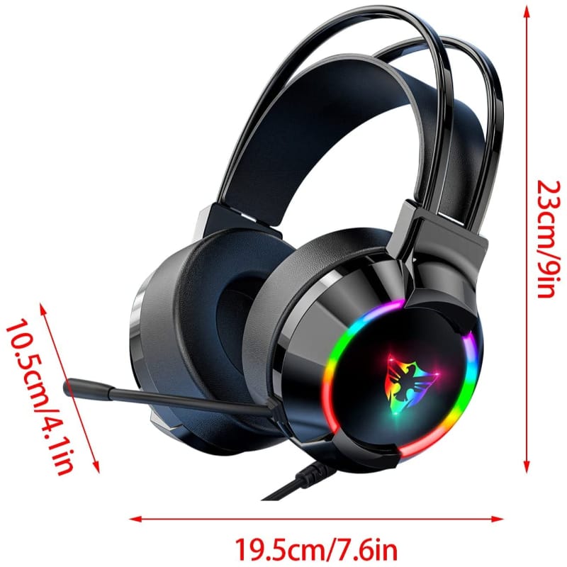 Gaming Headset, RGB Gaming Headphone.