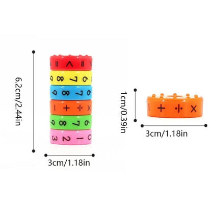 TRU TOYS Magnetic Math Cylinder Arithmetic Learning Toy